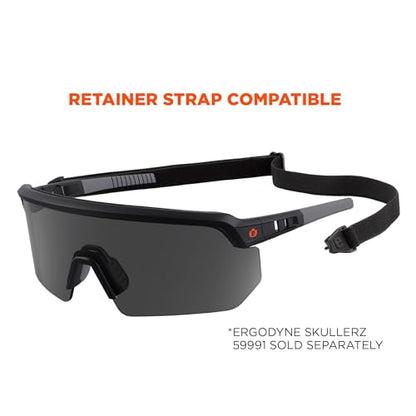 Ergodyne Skullerz Aegir Safety Glasses, ANSI Z87.1+ - color: Smoke Lens
