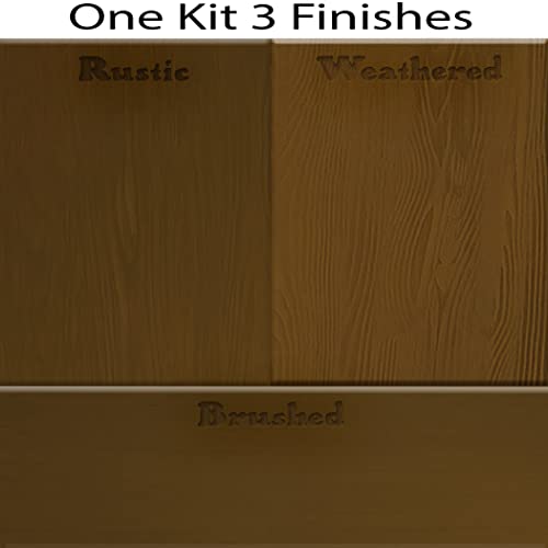 Retique It Wood Finish Tabletop Kit – Go Beyond Faux Wood Including Paintable Liquid Wood Based Primer, Gel Stain - Graining Tools Included (Tabletop Kit, Dark Pecan) - color: 60 Dark Pecan, size: Tabletop Kit
