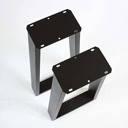 RUSTY DESIGN Console Table Legs, Trapezoid Shape, 1 Pair