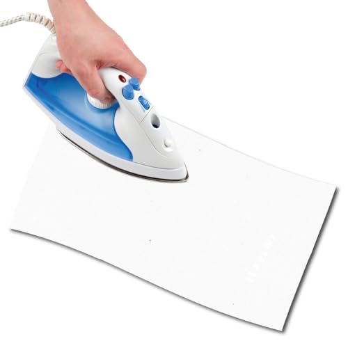 USIT, 1pc Iron-On Mock Suede Repair Patch, 18"x4.5", Ideal for Repairing Trousers, Jackets and Shirts, Unalterable Dyes, White - color: White, size: 11.5x45 cm