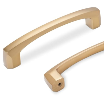 COTYKILEY 10 Pack 3-3/4 Inch(96mm) Champagne Bronze Cabinet Handles Champagne Kitchen Cabinet Pulls Cabinet Door Handles Kitchen Cabinet Hardware Cupboard Drawer Pulls Dresser Handles - color: Champagne Bronze, size: 3.75" Hole Center（96MM）