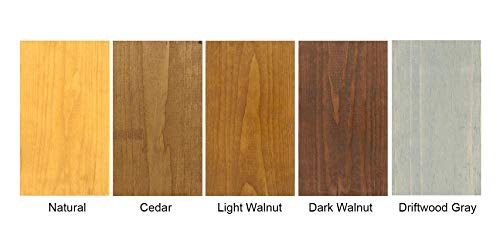 SaverSystems #1 Deck Premium Semi-Transparent Wood Stain and Sealer - Water Based, Light Walnut - 2.5 Gallon - color: Light Walnut, size: 2.5 Gallon