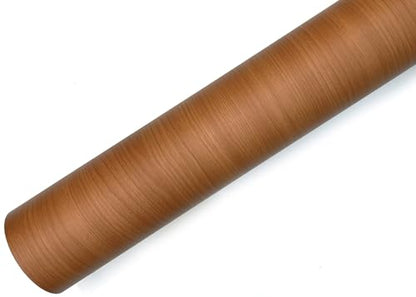 ROSEROSA Peel and Stick Premium Faux Wood Self-Adhesive Wallpaper Door Wrap Countertop Moulding Trim KW027 - size: 3.93"(W) X 393"(L)