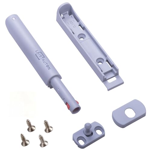8 Sets Push Open Door Latch Touch Latches Push Latch Damping rebounder for Cabinet Hardware Release Latch Kitchen Drawer Push Catch Press Out Latch