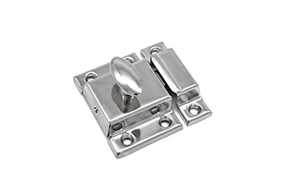 Cabinet Latch Polished Nickel Finish Country Furniture Cupboards Modern Cabinetry Excellent Antique Reproduction