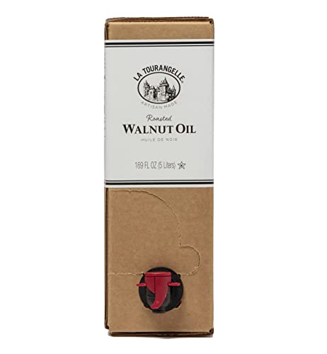 La Tourangelle, Roasted Walnut Oil, Plant-Based Source of Omega-3 Fatty Acid, Cooking, Baking, & Beauty, 169 fl oz - size: 169 Fl Oz