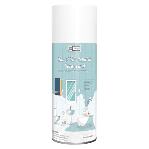White Ceramic Tub Spray Paint 450ml- High-performance aerosol SprayPaint gun kit, Household appliances, refrigerator, ceramics, bathtubs, vases, bathroom floors, etc., furniture wood color change and more DIY coatings - Quick drying and smooth treatment,