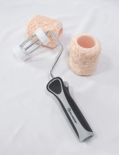 ROLLINGDOG 3" Small Paint Roller Cover Refills - color: 2pc paint roller covers orange