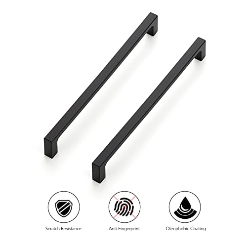 Ravinte Matte Black Kitchen Cabinet Handles 7-1/2 Inch Pulls 35 Pack - color: Matte Black, size: 7-1/2 Inches Hole Center