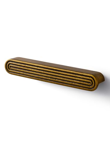 Cabinet Pulls Antique Brass 6.3" Hole Center 5 Pack - color: Antique Brass, size: 6-5/16"(160mm) Hole Center