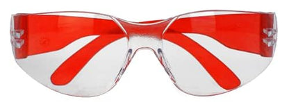 BISON LIFE Clear/Color Safety Glasses for Men & Women ANSI Z87.1, 6 Pack - color: Clear/6 Colors