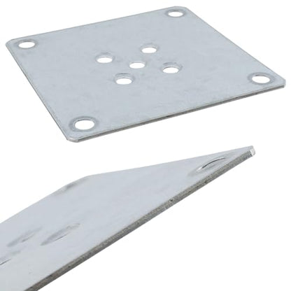 Geesatis Leg Mounting Plates,Furniture Leg Attachment Plates,3.2",4Pcs - size: 3.2 x 3.2 Inch