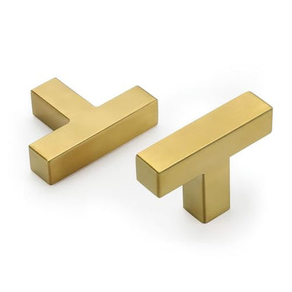 Goldenwarm 25 Pack Cabinet Knobs Gold Drawer Knobs - color: Gold, size: Single Hole Knob