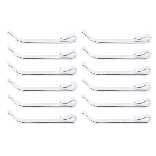 Acouto 12PCS Tool Box Drawer Slide Retaining Clips Replacement for Craftsman Toolbox with Heat Treated Spring Steel 41.2mm 1-5/8in