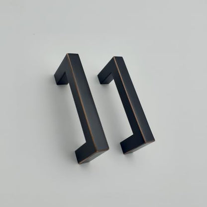 20 Pack Oil Rubbed Bronze Square Cabinet Pulls 3 Inch Hole Center - color: Oil Rubbed Bronze, size: 3 Inch Hole Centers