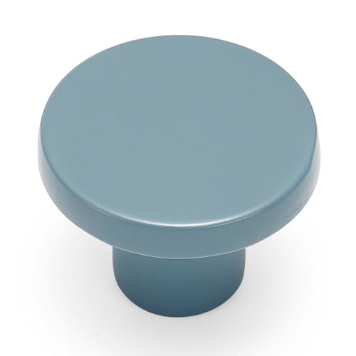 Ravinte Cabinet Knobs, 10 Pack Light Blue Dresser Drawer Pulls, 1-1/5 Inch - color: Light Blue