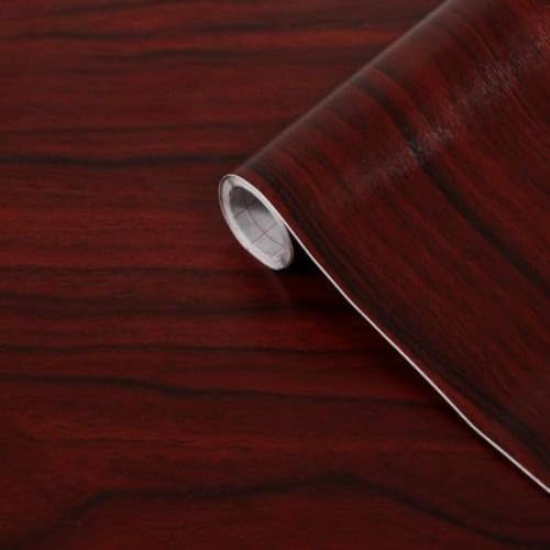 d-c-fix 346-0038 Decorative Self-Adhesive Film, Mahogany Wood, 17" x 78" Roll (Pack of 7) - size: 17.7"W x 78.7"L (Pack of 7)