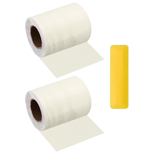 HARFINGTON Wood Grain Repair Tape 3" x16ft Self-Adhesive Repair Patch - color: Beige Wood, size: 3" x 16ft
