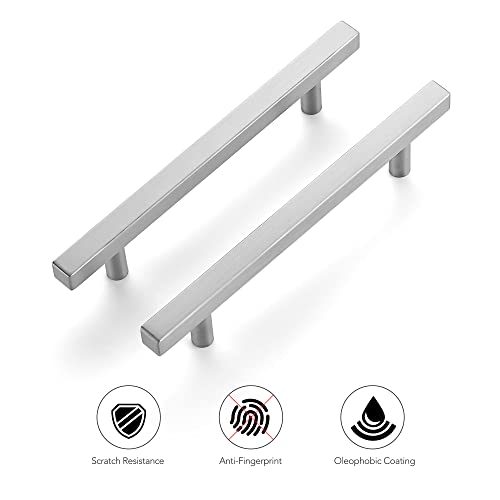 Ravinte Brushed Nickel Square Cabinet Pulls Handles 5 Inch 30 Pack - color: Brushed Nickel