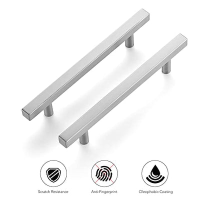 Ravinte Brushed Nickel Square Cabinet Pulls Handles 5 Inch 30 Pack - color: Brushed Nickel