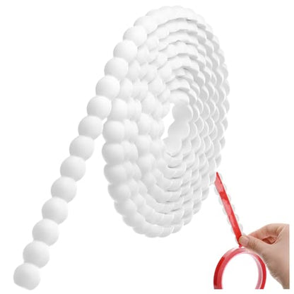 Leinuosen Flexible Bead Molding Trim Peel and Stick White 10ft /20 mm - color: White, size: 10ft /20 mm