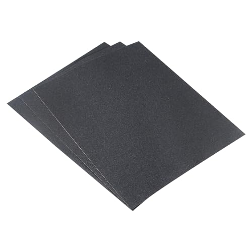 Utoolmart 280 Grits Sanding Sheets Wet Dry Silicon Carbide Sandpaper for Wood Furniture Metal Automotive Polishing 3pcs - color: 3pcs, size: 280 Grit