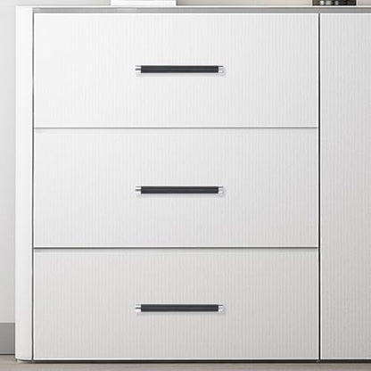 10 Pack 6.3 Inch(160mm) Matte Black and Polished Chrome Kitchen Cabinet Handles Knurled Cabinet Pulls Black Drawer Pulls Kitchen Hardware - color: Black And Polished Chrome, size: 6.3'' Hole Center(160mm)