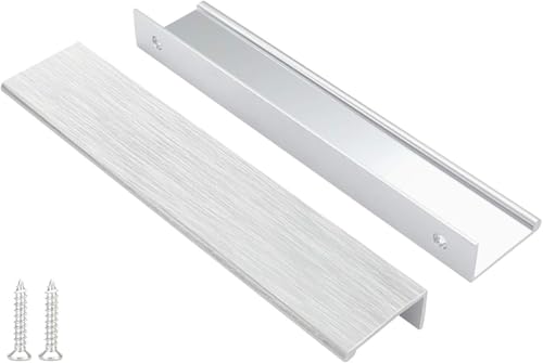 Peaha 25 Pack Kitchen Cabinet Handles 6-5/16" Brushed Nickel Cabinet Pulls - color: Brushed Nickel, size: Hole Centers:6-5/16in(160mm)