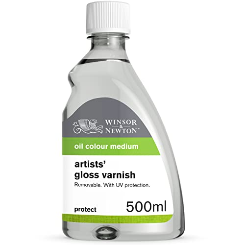 Winsor & Newton Professional Artists' Gloss Varnish, 500ml Bottle - color: Gloss Varnish, style: 16.9-oz Bottle