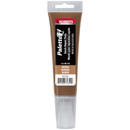 ROBERTS Palette Quick-Repair Putty for Wood, Laminate & Vinyl - Brown - color: brown