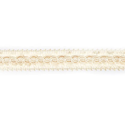 13 Yard Handmade Basic Trim,0.59" Diameter Gimp Braid-Beige - color: beige, size: 13