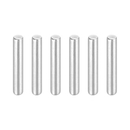 MECCANIXITY 6Pcs 1/8" x3/4" Dowel Pins Cylindrical Shelf Support Pegs - size: 1/8"x3/4"