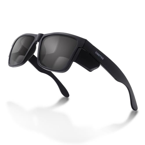 Safety Glasses ANSI Z87.1 - Anti-Fog Impact Resistant Protective Eyewear for Men & Women - Removable Side Shields - color: Matte Black / Smoke Lenses