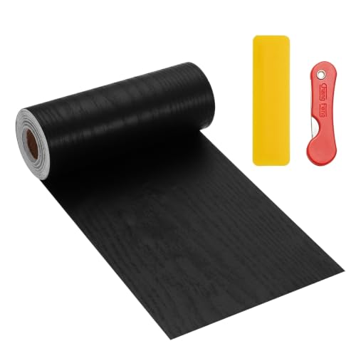 uxcell Wood Grain Repair Tape,5.9" x33ft Grain Repair Patch,Black Wood - color: Black Wood, size: 5.9 Inch x 33 ft