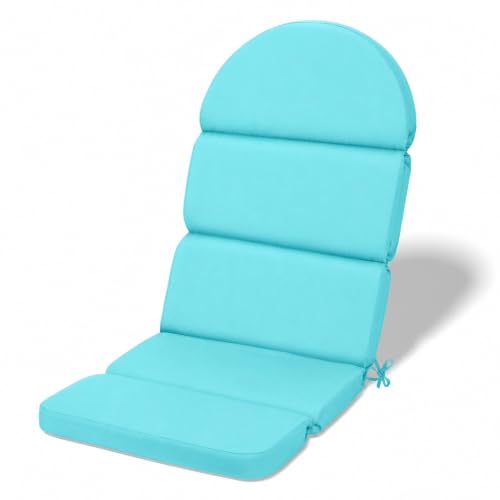 Adirondack Chair Cushion, 50x20 in Outdoor Rocking Seat Pad, 1 Pack - color: Teal, size: 1 pack
