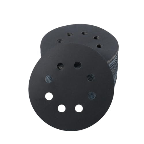 50 Pcs 5 Inch 8 Hole 600 Grit Wet and Dry Sanding Discs, Round Hook and Loop Disc Sandpaper for Random Orbital Sanders - style: 600 Grit