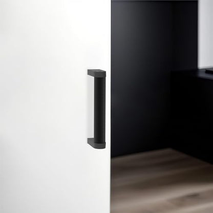 30 Pack Matte Black Cabinet Pulls knurled 3 Inch Hole Centers Kitchen Cabinet Handles Black Drawer Pulls Dresser Handles - color: Matte Black, size: 3'' Hole Center(76mm)