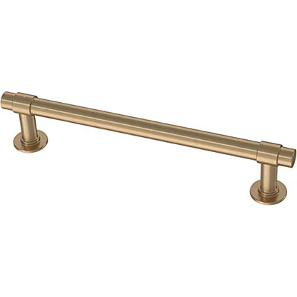 Franklin Brass Francisco (5-Pack) Cabinet Handles 5-1/16" Hole Center Modern Pulls | Champagne Bronze Hardware Kitchen Door, Drawers, Dressers, Furniture P29618Z-CZA-B - color: Champagne Bronze Antimicrobial, size: 5-1/16" (128mm)