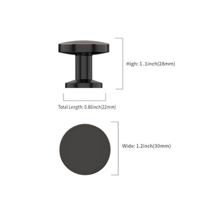 Asidrama 6 Pack Oil Rubbed Bronze Kitchen Cabinet Knobs - color: Oil Rubbed Bronze, style: 6 Pack