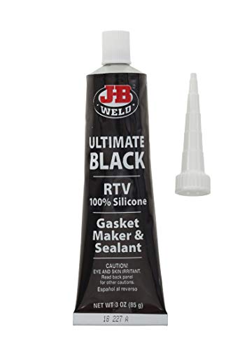 J-B Weld 32329 Ultimate Black RTV Silicone Gasket Maker and Sealant - 3 oz. - Black - color: Ultimate Black, size: 3 Ounce (Pack of 1)