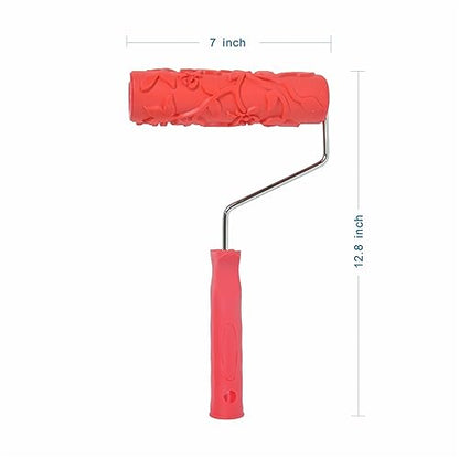 Nichiyo 7''Patterned Paint Rollers Texture Roller for Drywall Mud - color: EG288T