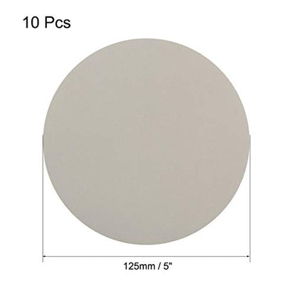 uxcell 5 Inch Wet Dry Disc 3000 Grit Hook and Loop Sanding Disc Silicon Carbide 10pcs - size: 5''