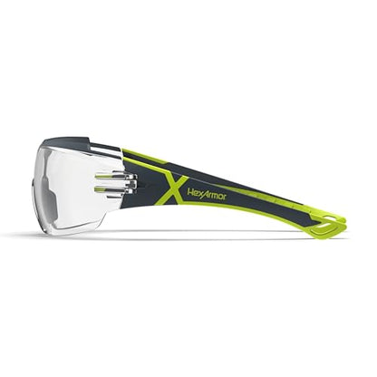 HexArmor MX300 Safety Glasses | Anti-Fog | ANSI Z87+ | 100% UV Protected - color: Clear Trushield