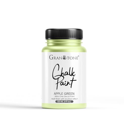 GRANOTONE Chalk Paint AP Green 4.1 fl oz 120 ml - color: APPLE GREEN, size: 4.1 Fl Oz