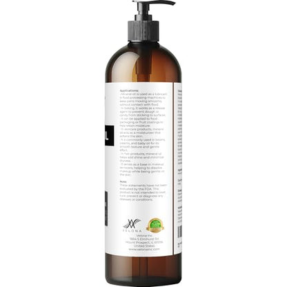 velona Mineral Oil 70 Viscosity NF - 8 fl oz, USP Grade, with Pump - size: 8 Ounce