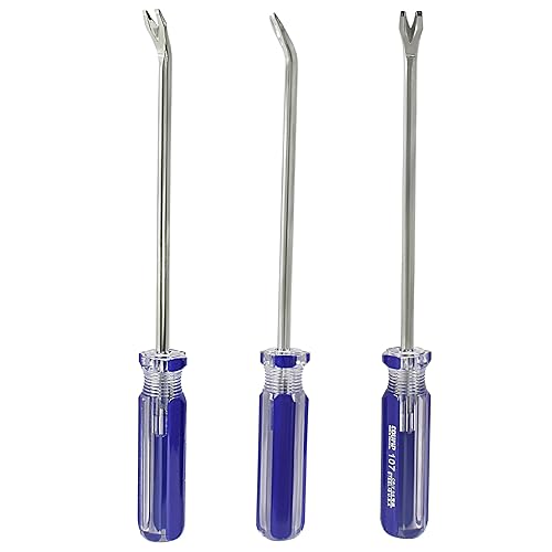 Bonsicoky 3 Pcs Tack Lifter Nail Puller(Blue) - color: Blue