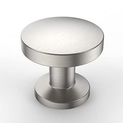 Asidrama 10 Pack Brushed Satin Nickel Kitchen Cabinet Knobs for Dresser Drawers - Zinc Hardware - color: Brushed Satin Nickel, style: 10 Pack
