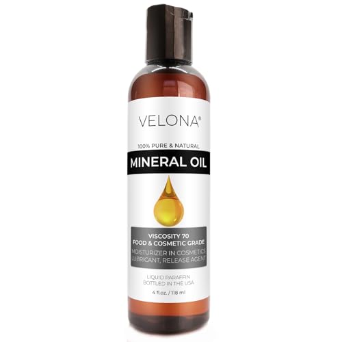 velona Mineral Oil 70 Viscosity NF - 4 fl oz, Food Grade, USP Grade - size: 4 Ounce