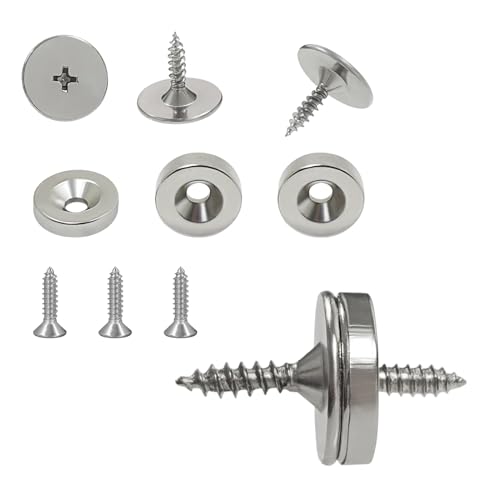 Set of 4 Magnetic Cabinet & Door Latch Catch Closures Cabinet Hardware Fittings