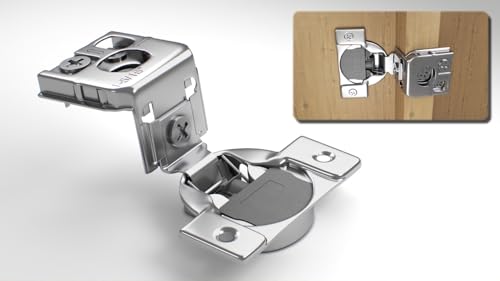 10-Pack 1-5/16" Overlay Soft Close Face Frame Kitchen Cabinet Hinges - size: 1-5/16 inch